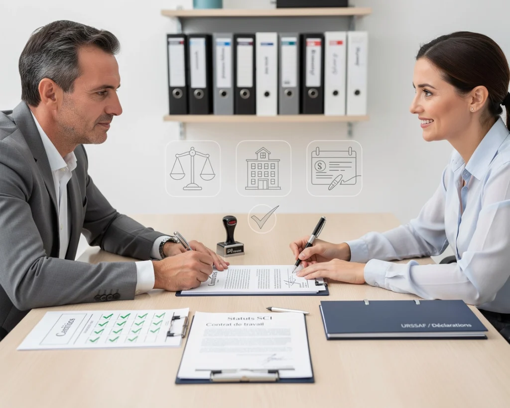 conditions pour qu’une SCI puisse embaucher un salarié